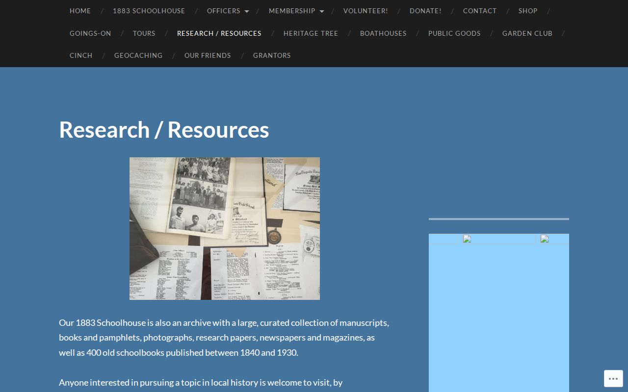Encinitas Historical Society archive resources for local directory research